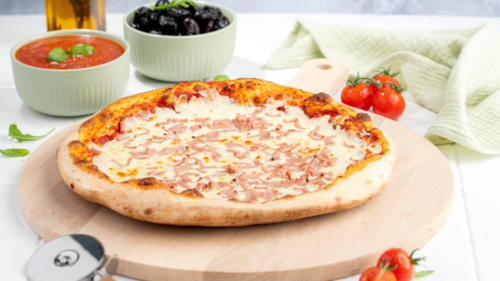 Ma minute pizza-jambon fromage fond tomate-1
