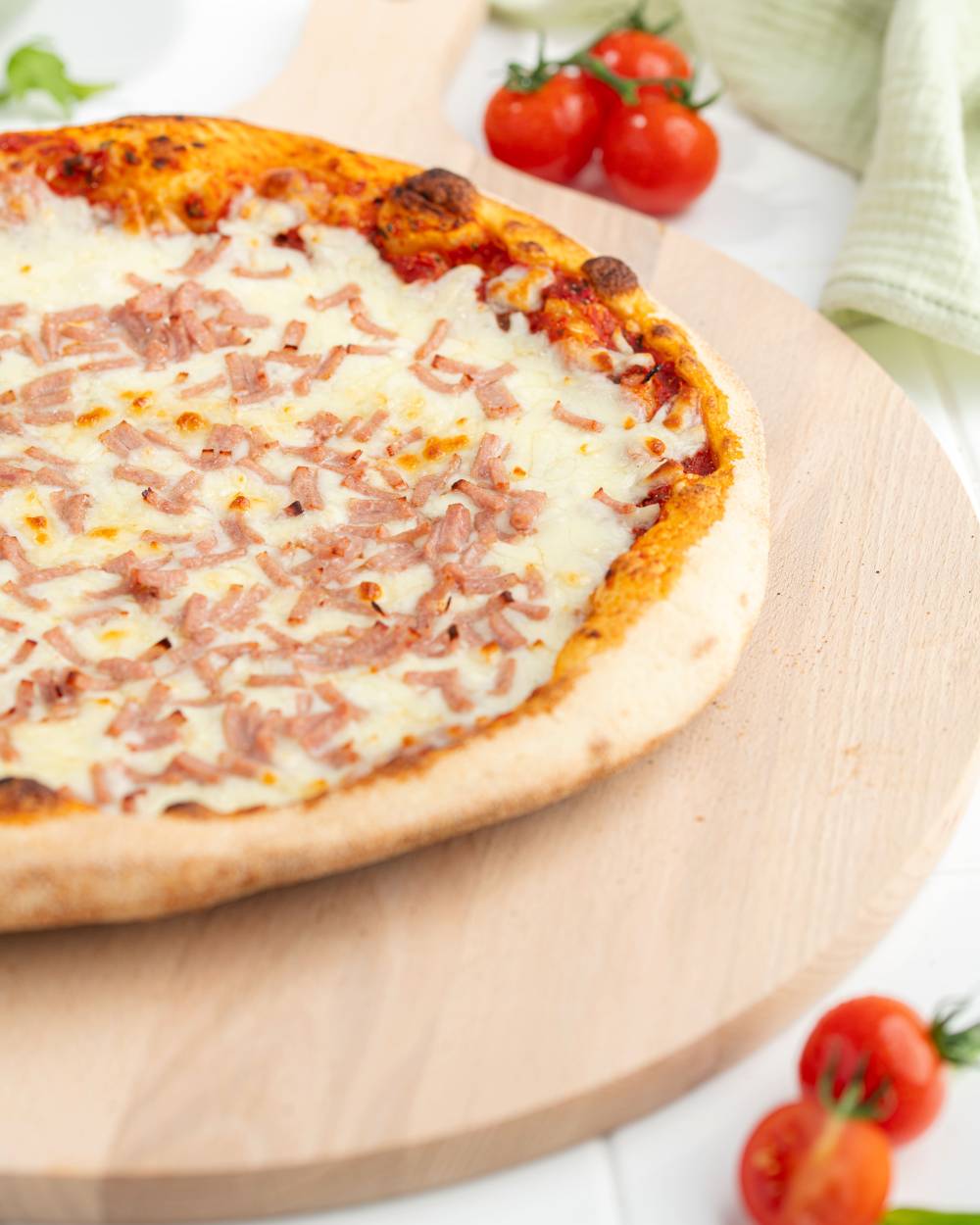 Ma minute pizza-jambon fromage fond tomate-4